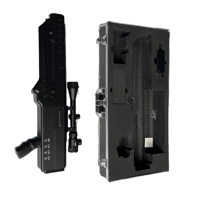  石龙手持便携式枪型低空防御反制四通道A型